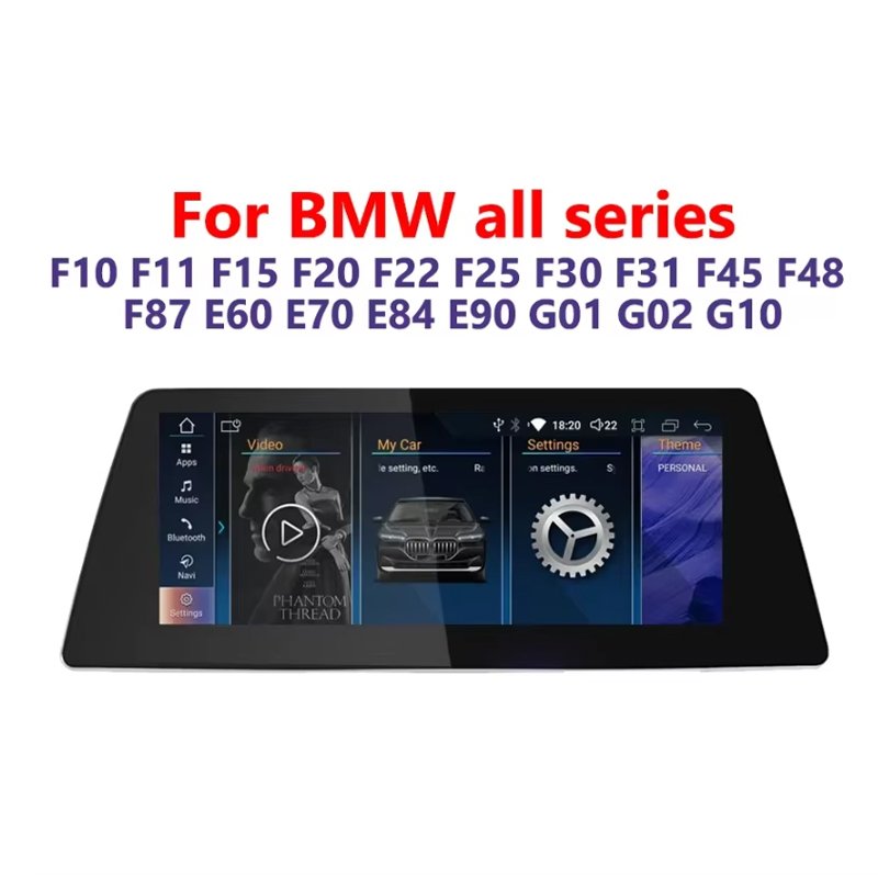 IPS Car Android Screen GPS navigation DVD player Bluetooth USB Touch Screen Dashboard Radio Carplay for BMW X5 X6 E70 E71