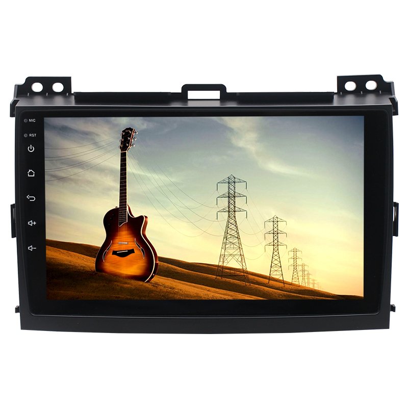 Android car dvd player 2 din 9 inch video audio car radio For Toyota Land Cruiser Prado 120 LC120 2004-2009 navigation