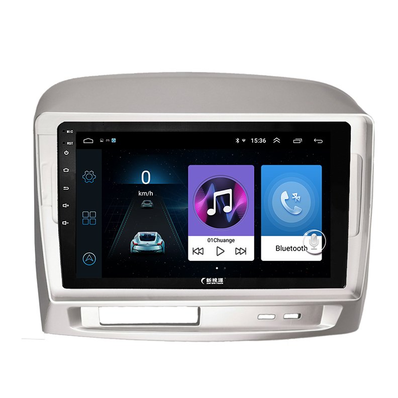 9 inch IPS Dashboard Placement and Built-in GPS Combination Android Car DVD Video Audio Radio Player for Toyota Vios 2004 - 2007