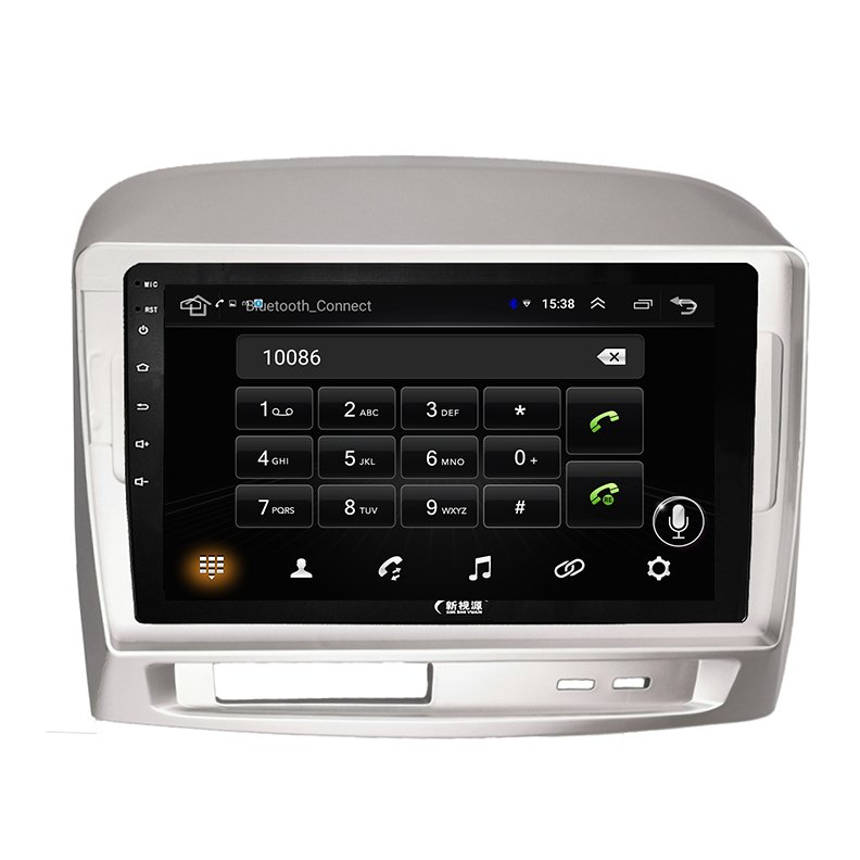 9 inch IPS Dashboard Placement and Built-in GPS Combination Android Car DVD Video Audio Radio Player for Toyota Vios 2004 - 2007