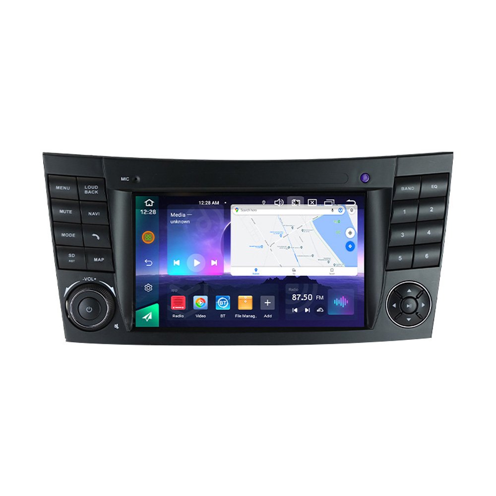 NaviFly Newest Android 7 inch 4core 8core Touch screen car DVD player for Benz W211 Keep original car steering wheel control