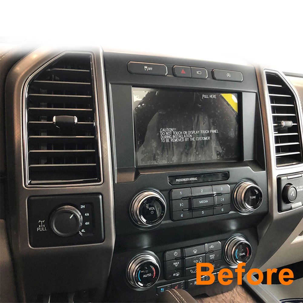 128GB Car GPS Navigation For Ford Raptor F150 2015 - 2019 Car Radio Multimedia Player Tesla Screen Stereo Head Unit Audio