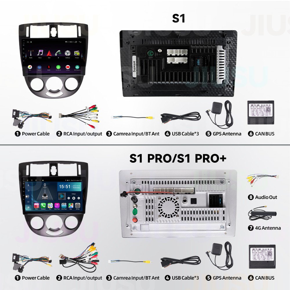 Android 12 Car Radio GPS Navigation DVD Player Stereo Multimedia Audio System for Buick Excelle 2003-2007 Manual AC Matt Black