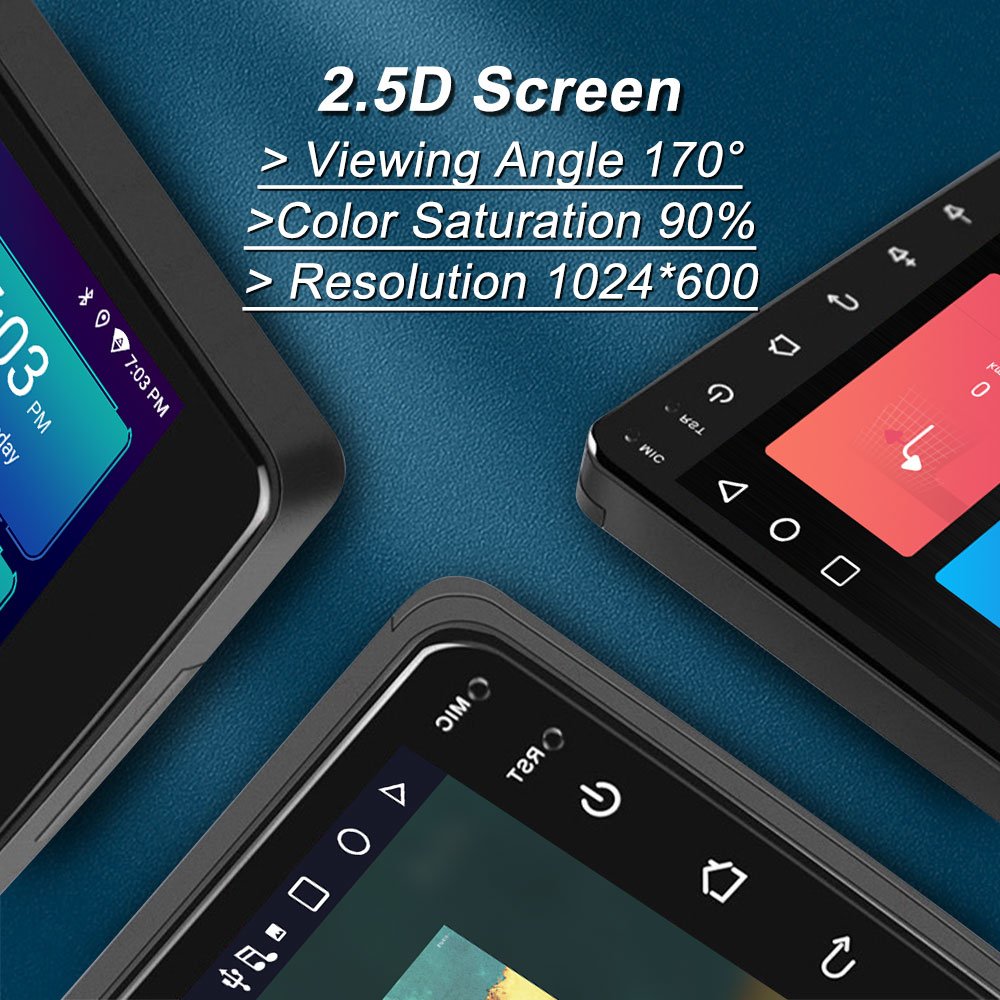Super Slim auto stereo vehicle carplay cars play universal 9 inch display touch screen Android car screen