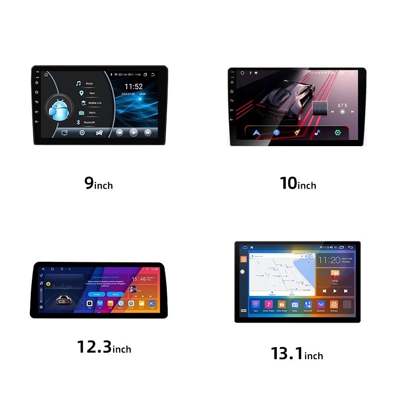 Fast delivery car radio android Universal Car DVD Player 1280*720 FM DSP car touch screen auto android