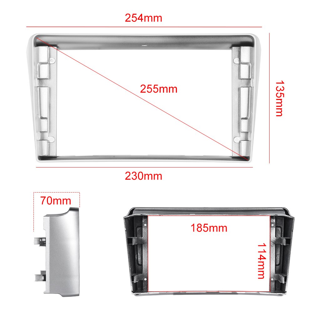 (EU Stock) Podofo Car Stereo Radio For Toyota Avensis 2002-2008 Carplay Android Auto 9" Android 13 GPS WiFi BT FM RDS Hi-Fi