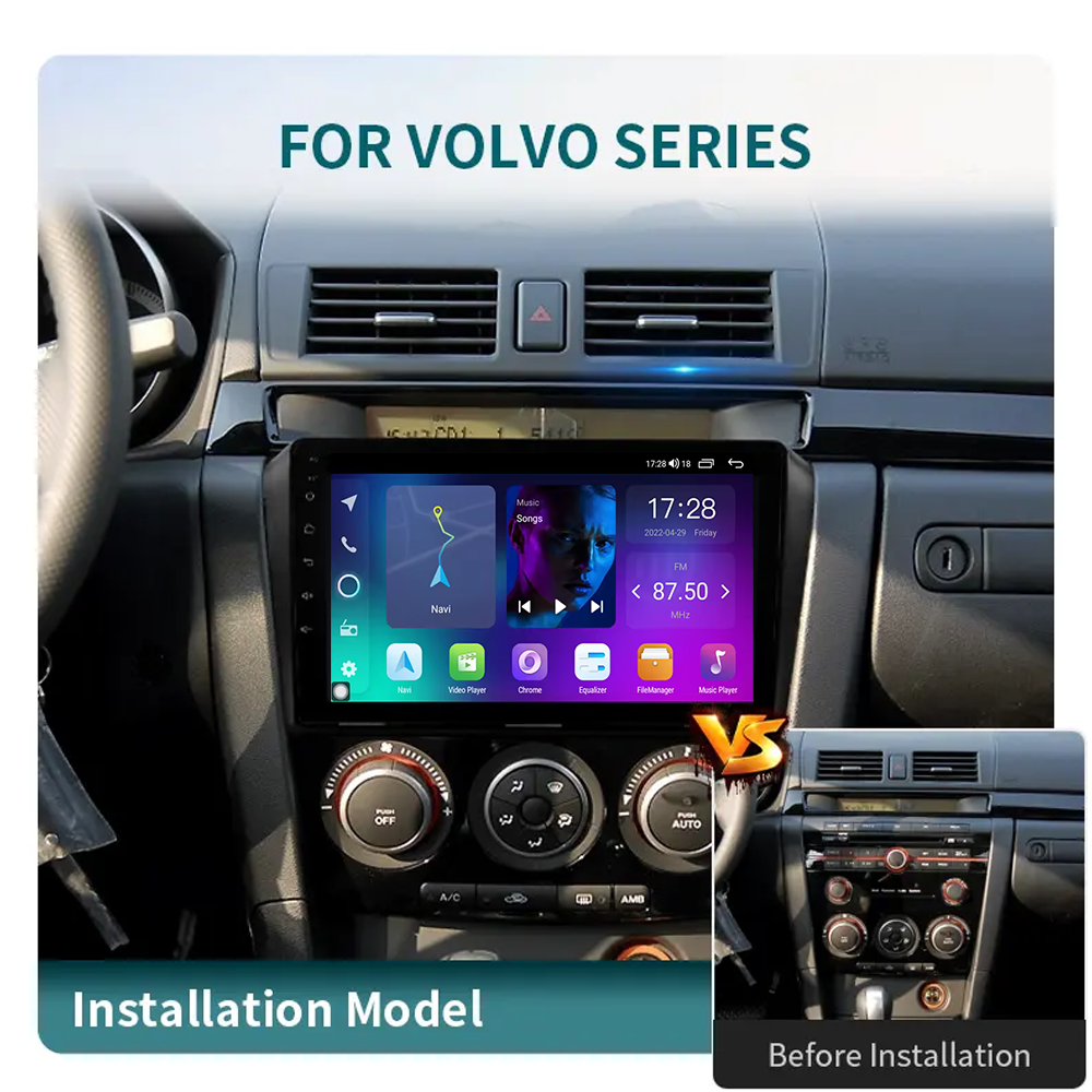 2 Din 9'' Auto Electronics Car DVD Player With Amplifier Car Digital Media Radio For Mazda 3 Axela Youtube MP5 Player GPS BT FM