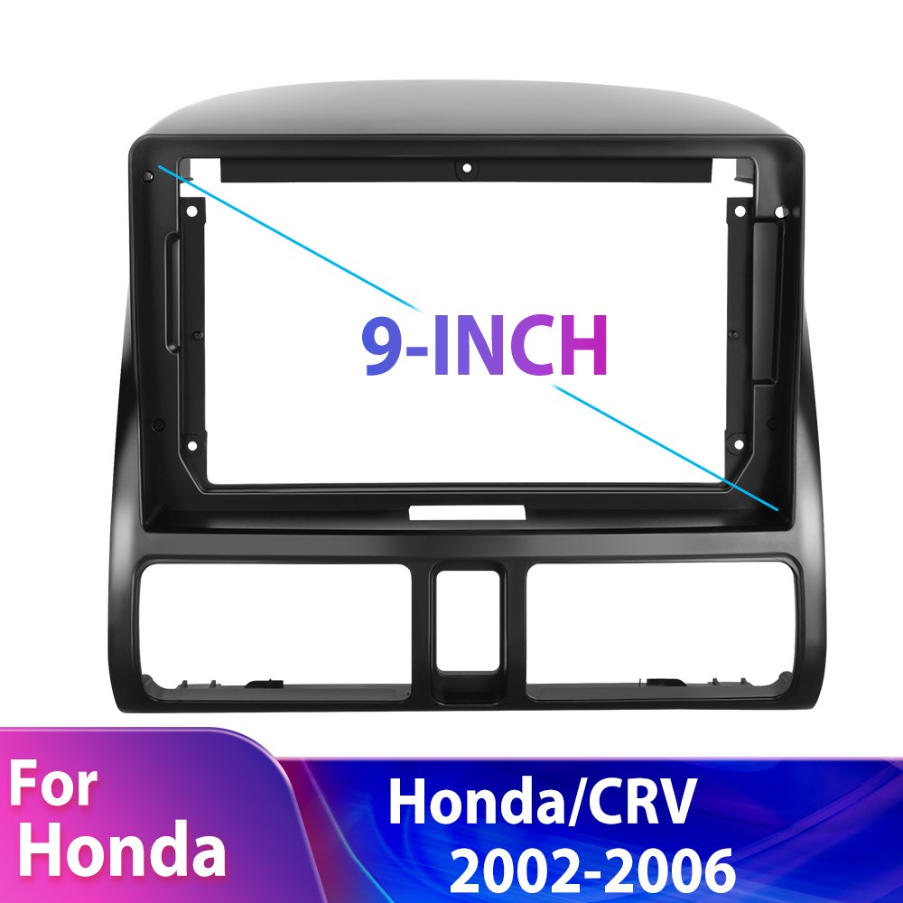 Podofo Android Car Stereo 9" Car Radio Carplay Android Auto HIFI RDS GPS For Honda CRV 2002-2006