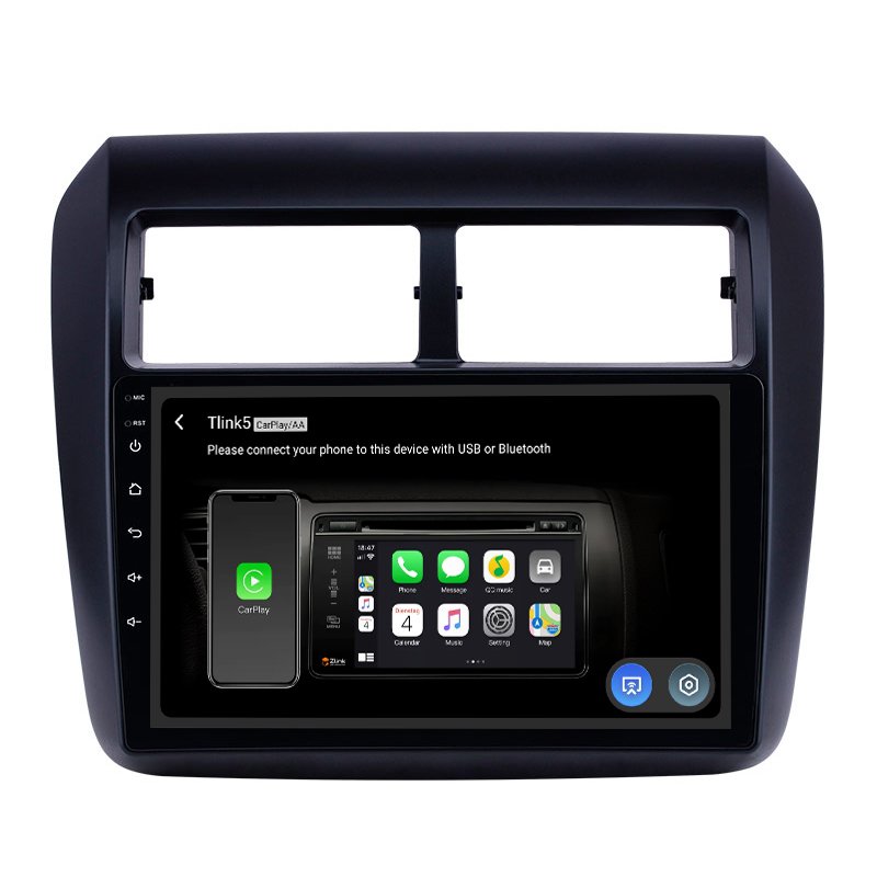 9 Inch 2 din Car Stereo Radio For Toyota Aaya Wigo 2013-2019 Android 10 System Quad Core Car Head Unit GPS DVD Player
