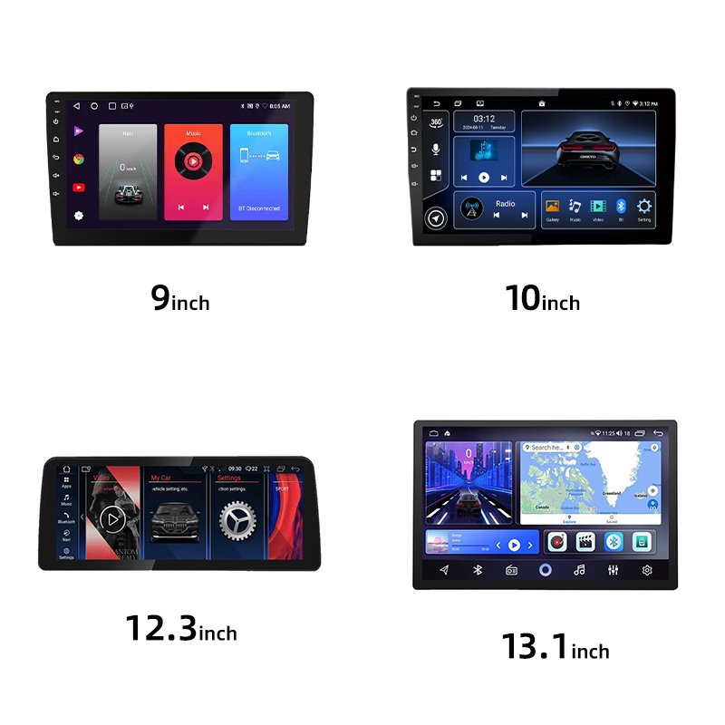 Factory wholesale price Car navigation Android Universal Car DVD Player IPS/QLED android screen player