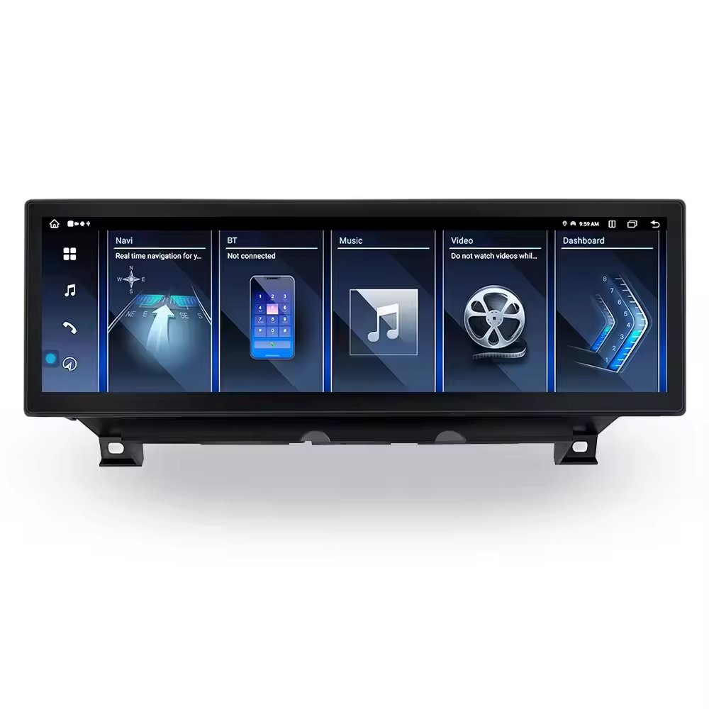 Navihua Stereo GPS Navigation Head Unit System 14.9 inch Series For BMW Series Car Model Display Screen Touch Auto Radio