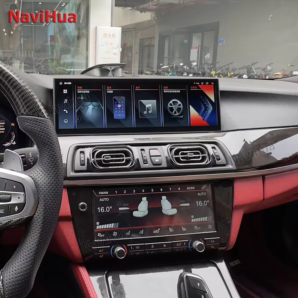 Navihua Stereo GPS Navigation Head Unit System 14.9 inch Series For BMW Series Car Model Display Screen Touch Auto Radio