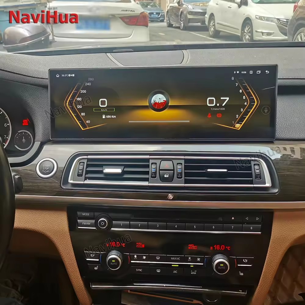 Navihua Stereo GPS Navigation Head Unit System 14.9 inch Series For BMW Series Car Model Display Screen Touch Auto Radio