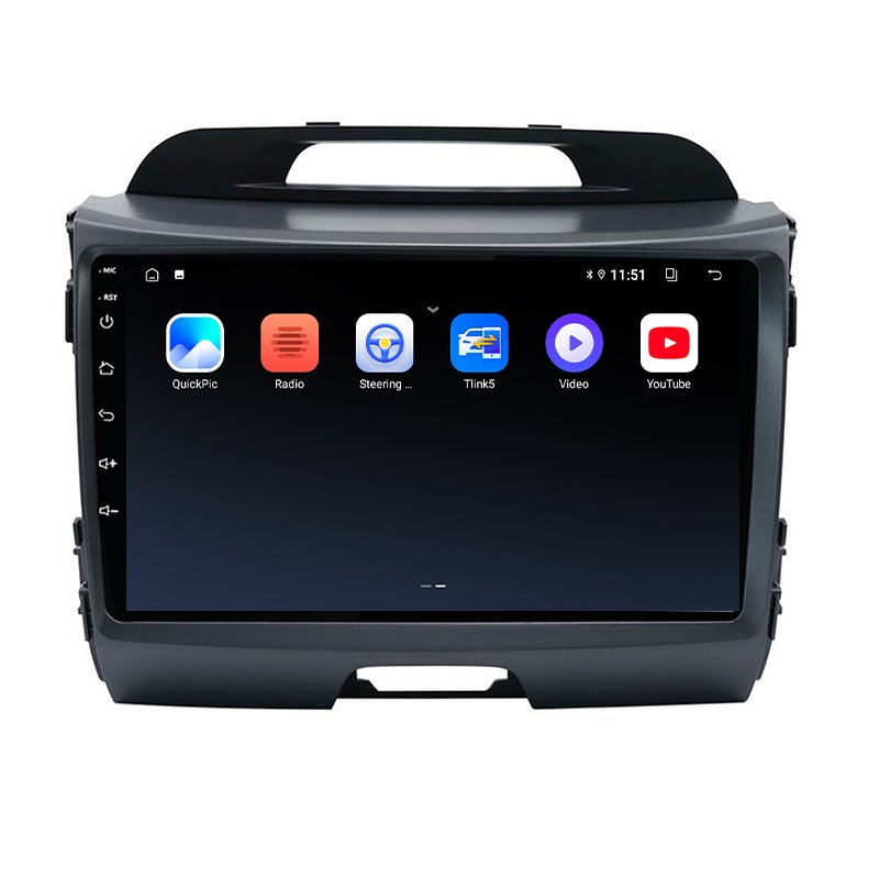 9 inch Android Car Radio WIFI GPS FM Touch Screen Carplay Player for KIA Sportage 2009-2015 with Reverse Camera