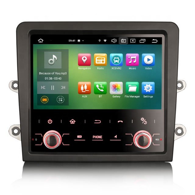ES8559C 7" IPS Android 11.0 Car Radio Multimedia DVD Player GPS CarPlay Auto Navi Stereo for Porsche 911 Cayman Boxster Cayman