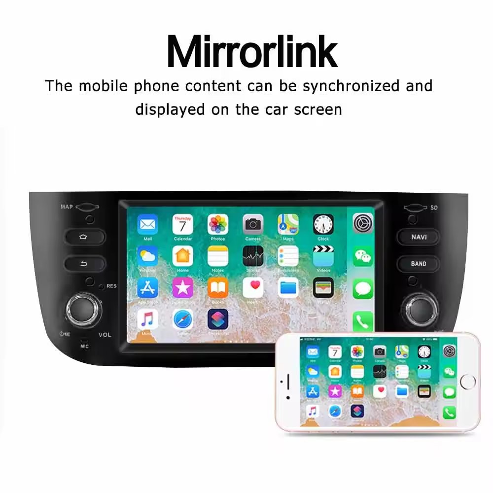 Android 13/6.2inch 4G 64G Car Multimedia Radio For Fiat Punto Linea Navigation Head Unit Carplay Stereo GPS Tablet