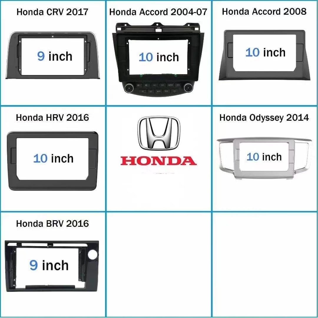 Android Universal for HONDA Car DVD player frame car video panel Car Radio Stereo Player with Gps frame