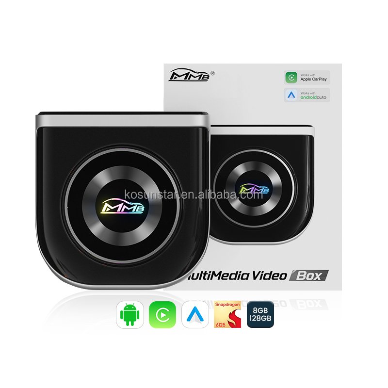 MMB CarPlay Video Box Android Auto Dongle with Netflix YouTube TV Streaming Device HD Audio Video Output Dongle Car OEM CarPlay