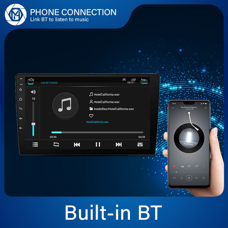 Mirror link 1din Gps Car Dvd player Multimedia Autoradio video 1 Din 9 Inch Auto Radio Android BT Car Stereo Player