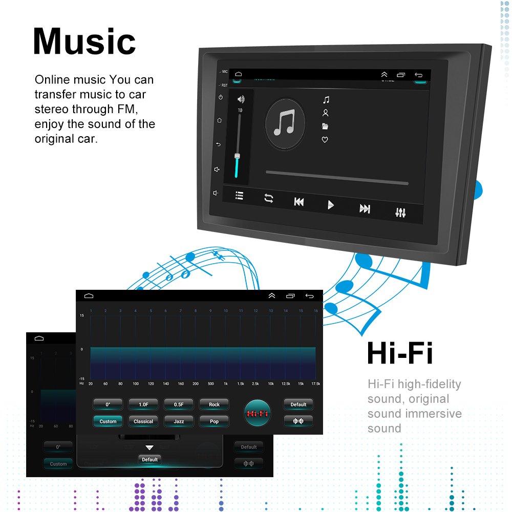 Podofo 7" Android Car Radio Autoradio Carplay Android Auto GPS Wifi Hifi FM RDS For Opel/Astra/Antara/Vectra/Corsa/Zafira
