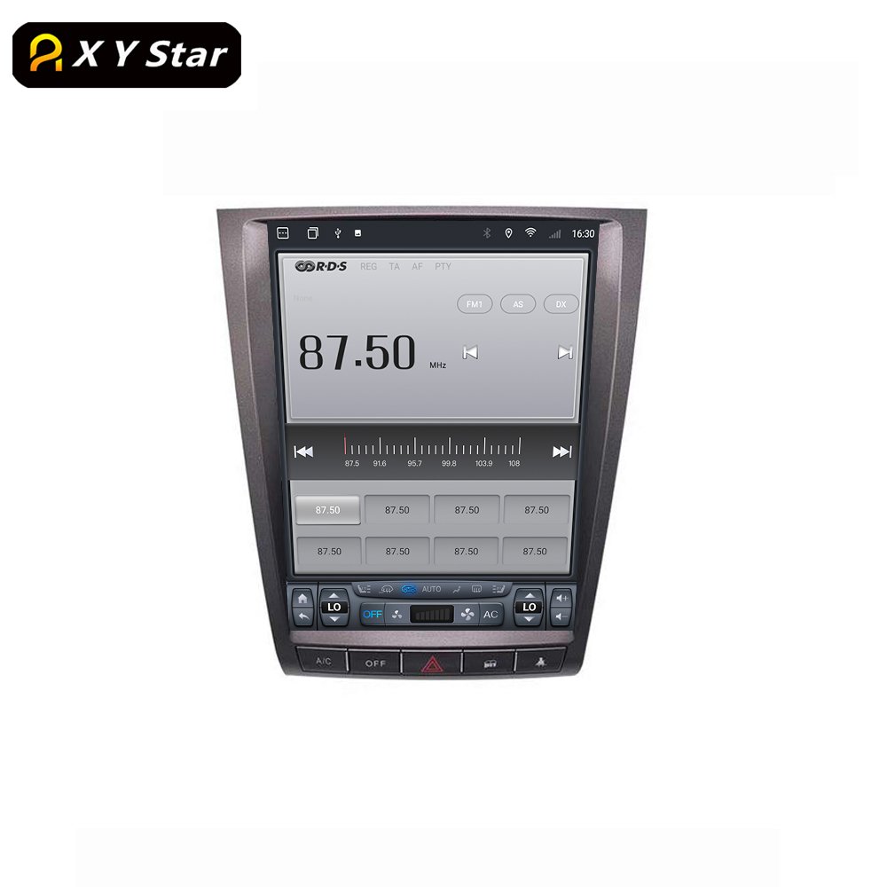 12.1" Tesla Style Navigation Android Car Dvd Player Stereo For Lexus Gs 300 350 450 460 2004-2011