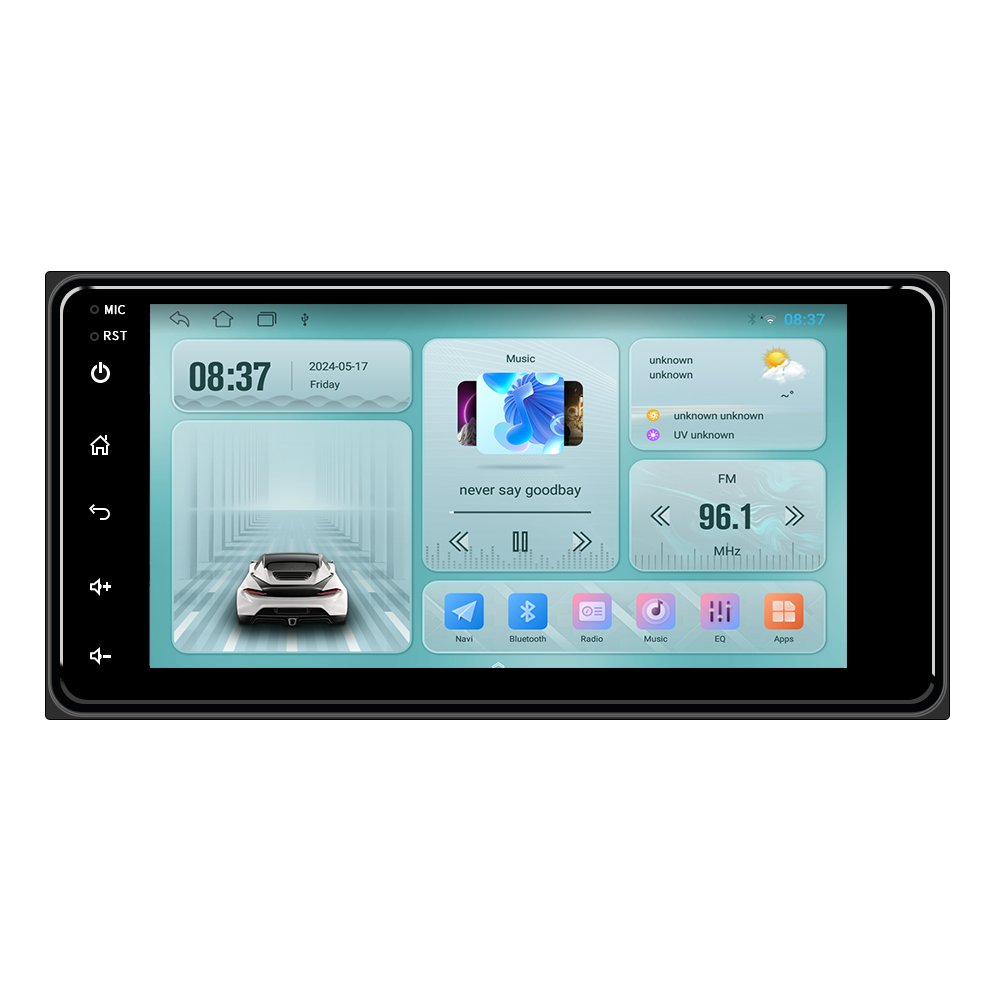 Custom TS7 touch screen 7 inch Universal car radio bluetooth android car dvd player for toyota prius Toyota tundra