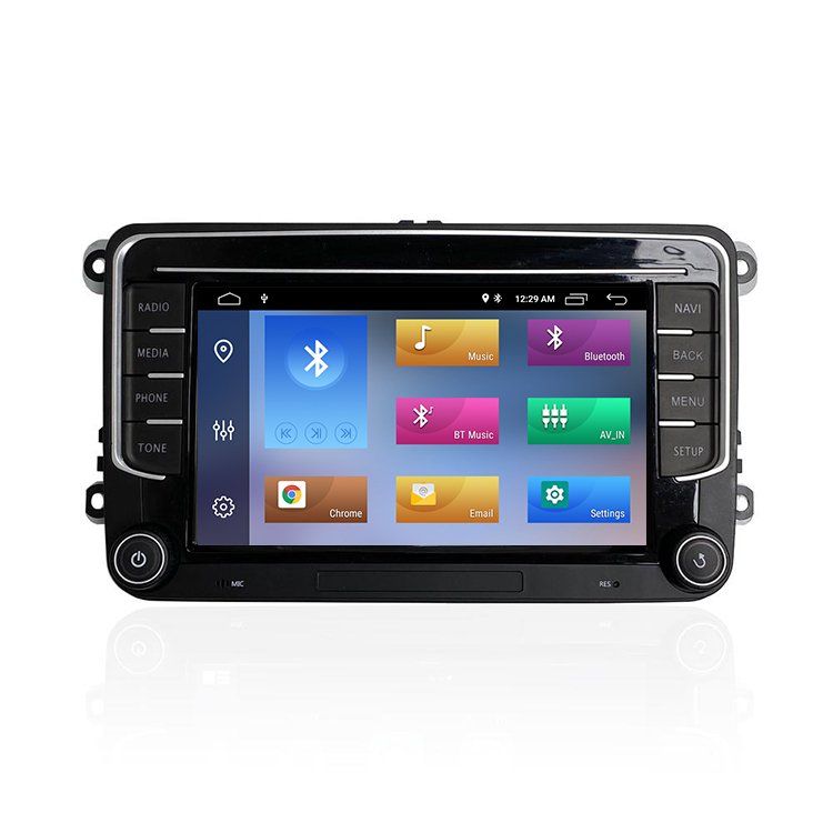 With Vw/volkswagen Skoda Octavia Golf 5 6 Touran Passat B6 Polo 2DIN Android 13 Car Radio Caddy Capacitive Touch Screen Vw Radio