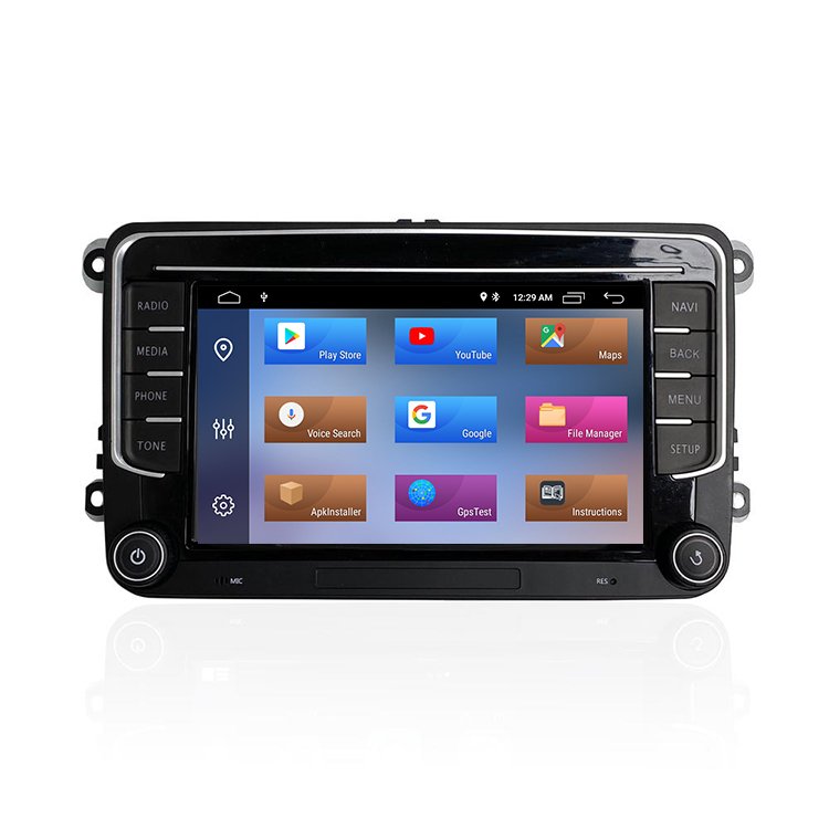With Vw/volkswagen Skoda Octavia Golf 5 6 Touran Passat B6 Polo 2DIN Android 13 Car Radio Caddy Capacitive Touch Screen Vw Radio