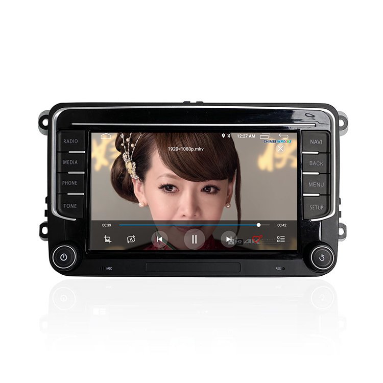 With Vw/volkswagen Skoda Octavia Golf 5 6 Touran Passat B6 Polo 2DIN Android 13 Car Radio Caddy Capacitive Touch Screen Vw Radio