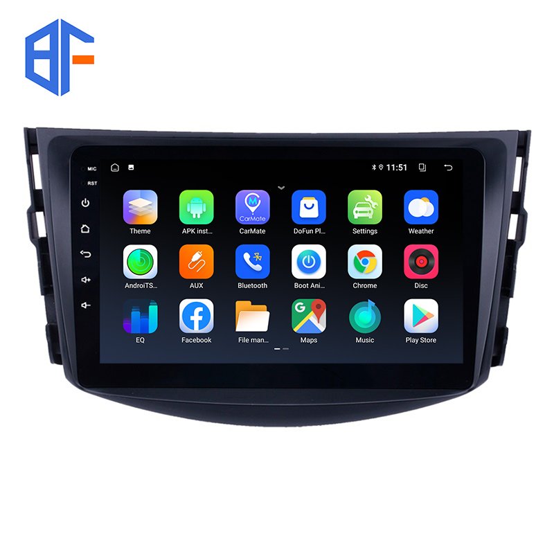 9 inch Touch Screen Android 10 Car Radio For Toyota RAV4 2007 2008 2009 2010 2011 Gps Navigation Car Stereo 2+32GB