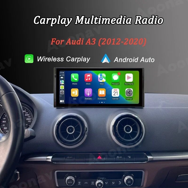 Linux 10.25inch for Audi A3 8v 2012-2020 Android Auto Touch Stereo Screen Car DVD Player GPS Navigation Carplay Audio Multimedia