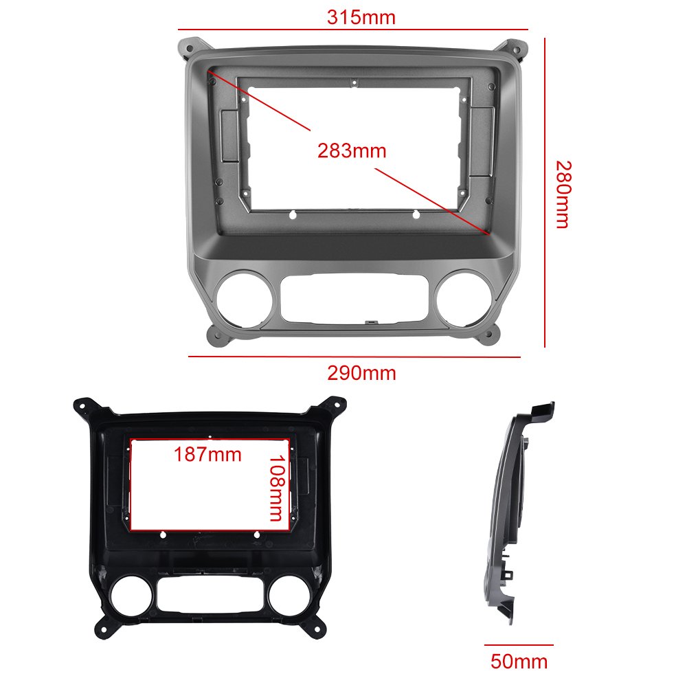 Podofo 10.1" Android Car Stereo For Chevrolet Silverado 2014 Car Radio Autoradio Carplay Android Auto GPS Wifi Hifi Audio RDS