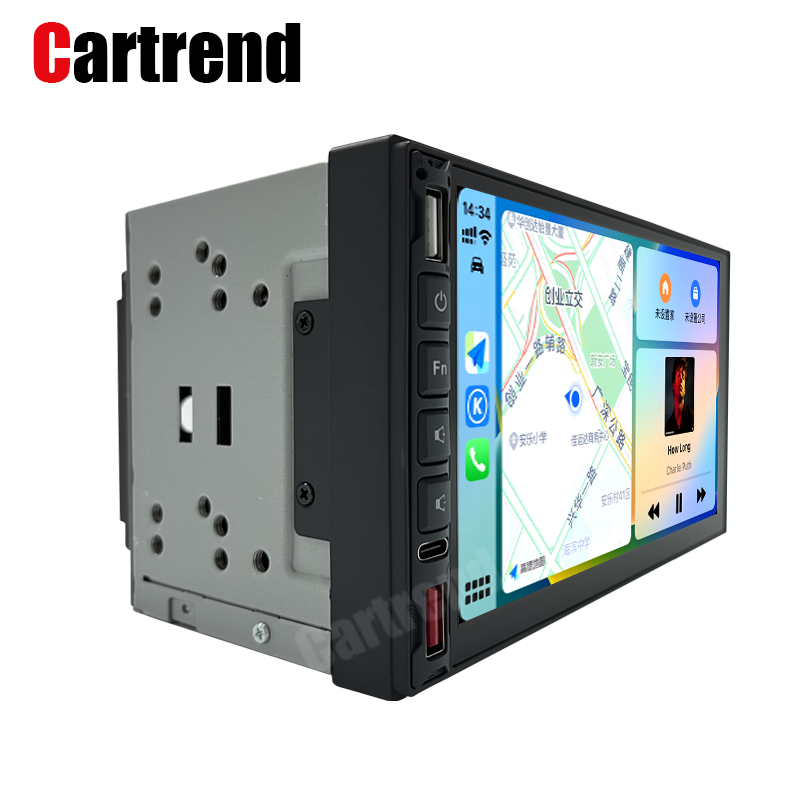 retractable screen car dvd 1\/16G 10.1 inch 1 din in-dash car radio stereo remote control