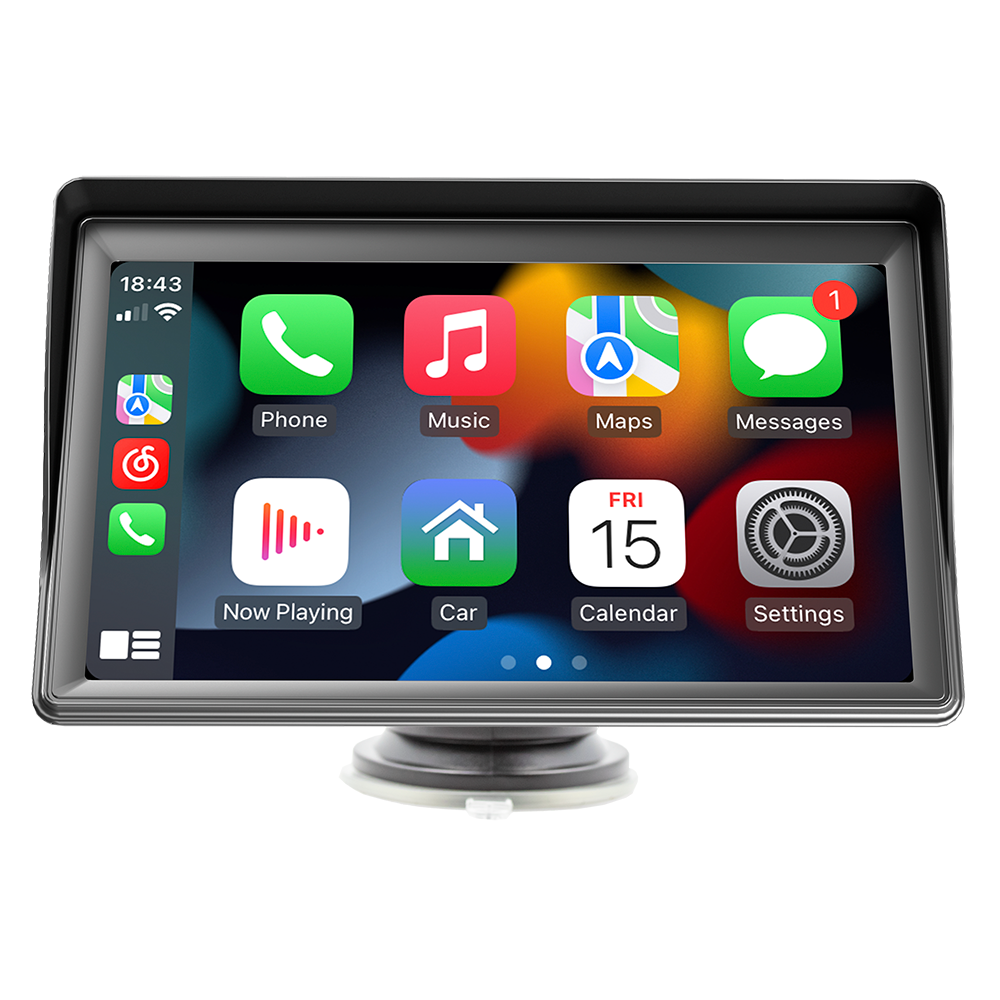 Carplay Screen 7 Inch Touch Ips Display Smart Car Radio Fm Transmitter Phone Wireless Connection Car Dvd Player With Bracket