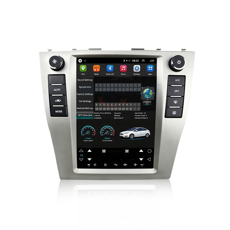 Android vertical screen car DVD player GPS navigation for camry Car autoradio multimedia