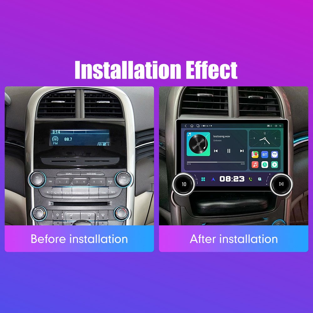 11.8Inch Car Radio For Chevrolet Malibu 2009-2015 DIAMOND 2K QLED Screen 2Din Android Car Stereo Car DVD Player Carplay DSP