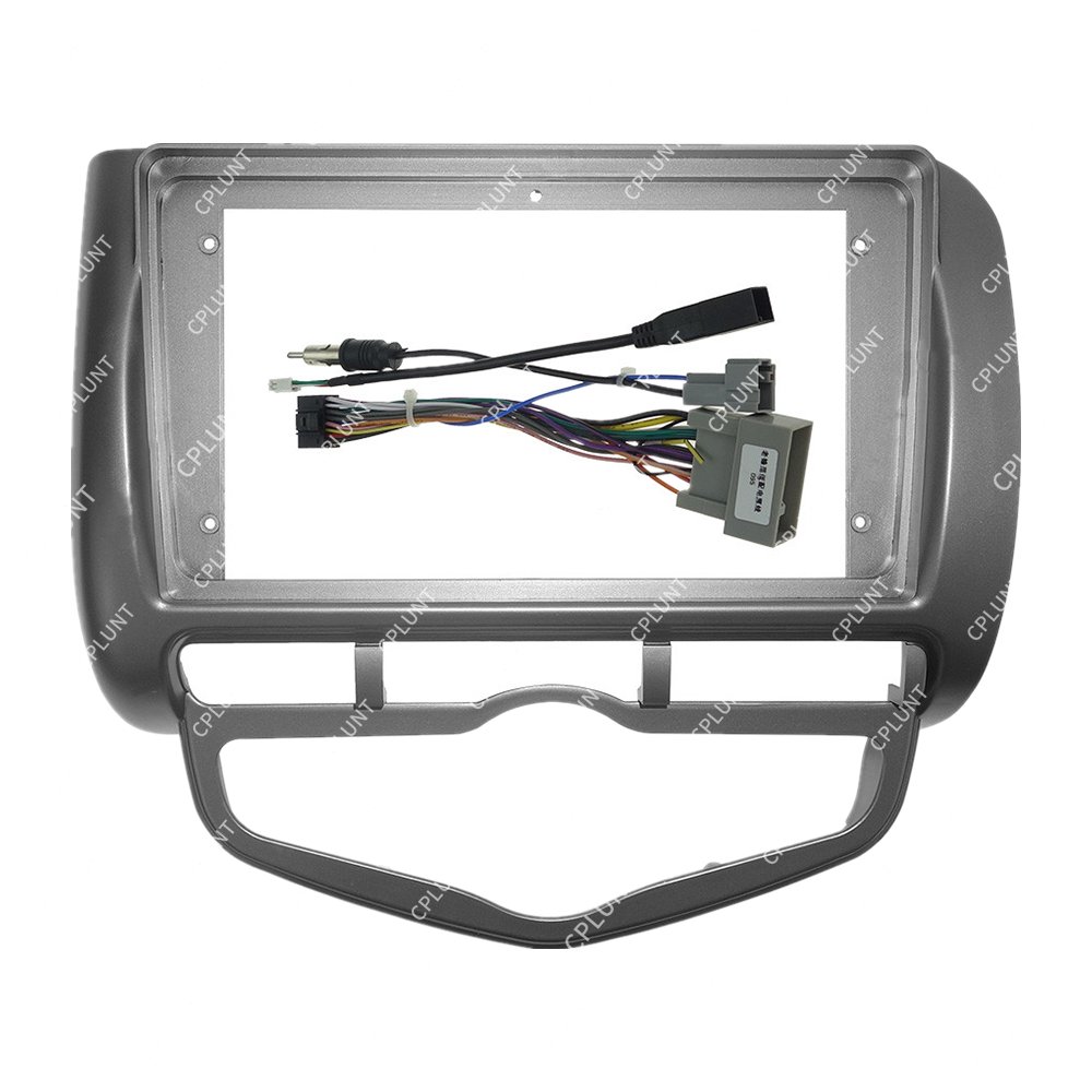 Car DVD Player Frame For HONDA FIT CITY JAZZ 2002-2008 AT AC RHD 9INCH Touch screen Android radio Farme stereo