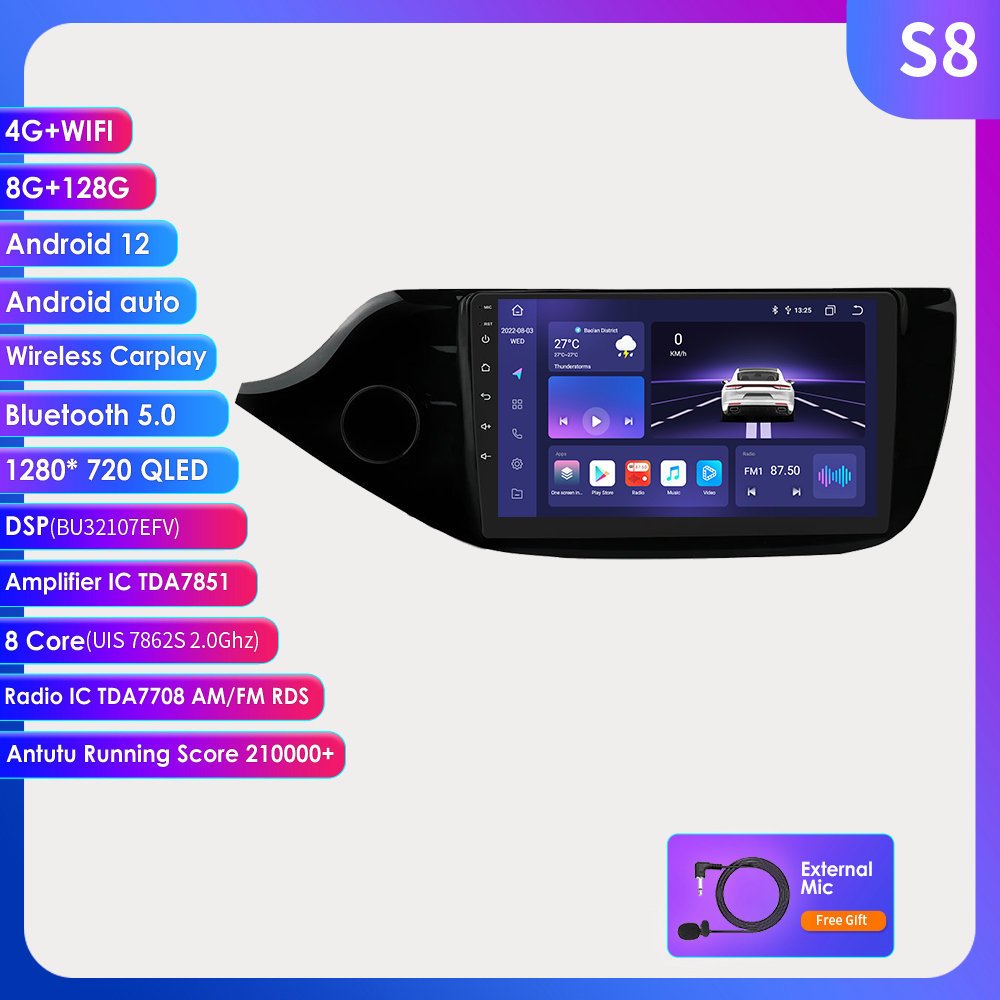 Touch Screen Navigation&GPS 4G Android Car DVD Player Diamond Multimedia for Kia Ceed 2013 2014 2015 2016 with carplay