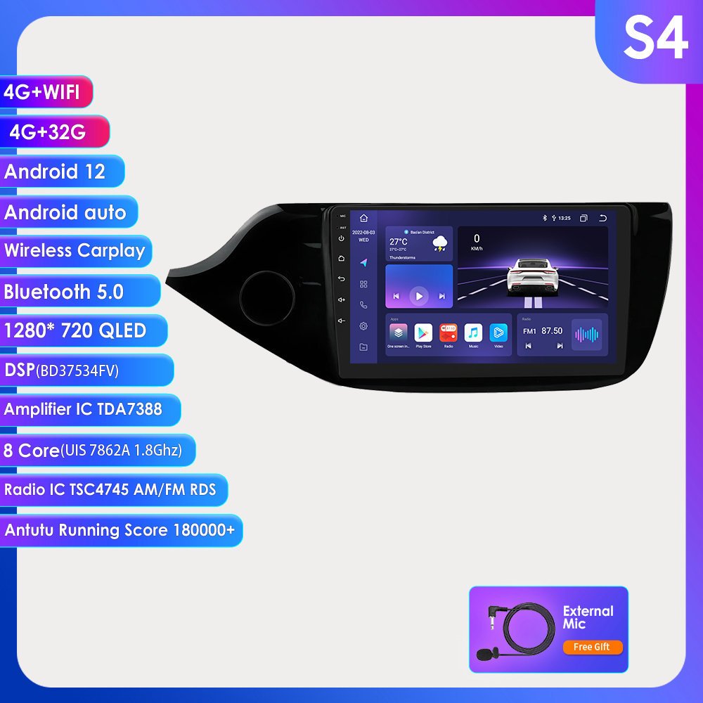 Touch Screen Navigation&GPS 4G Android Car DVD Player Diamond Multimedia for Kia Ceed 2013 2014 2015 2016 with carplay