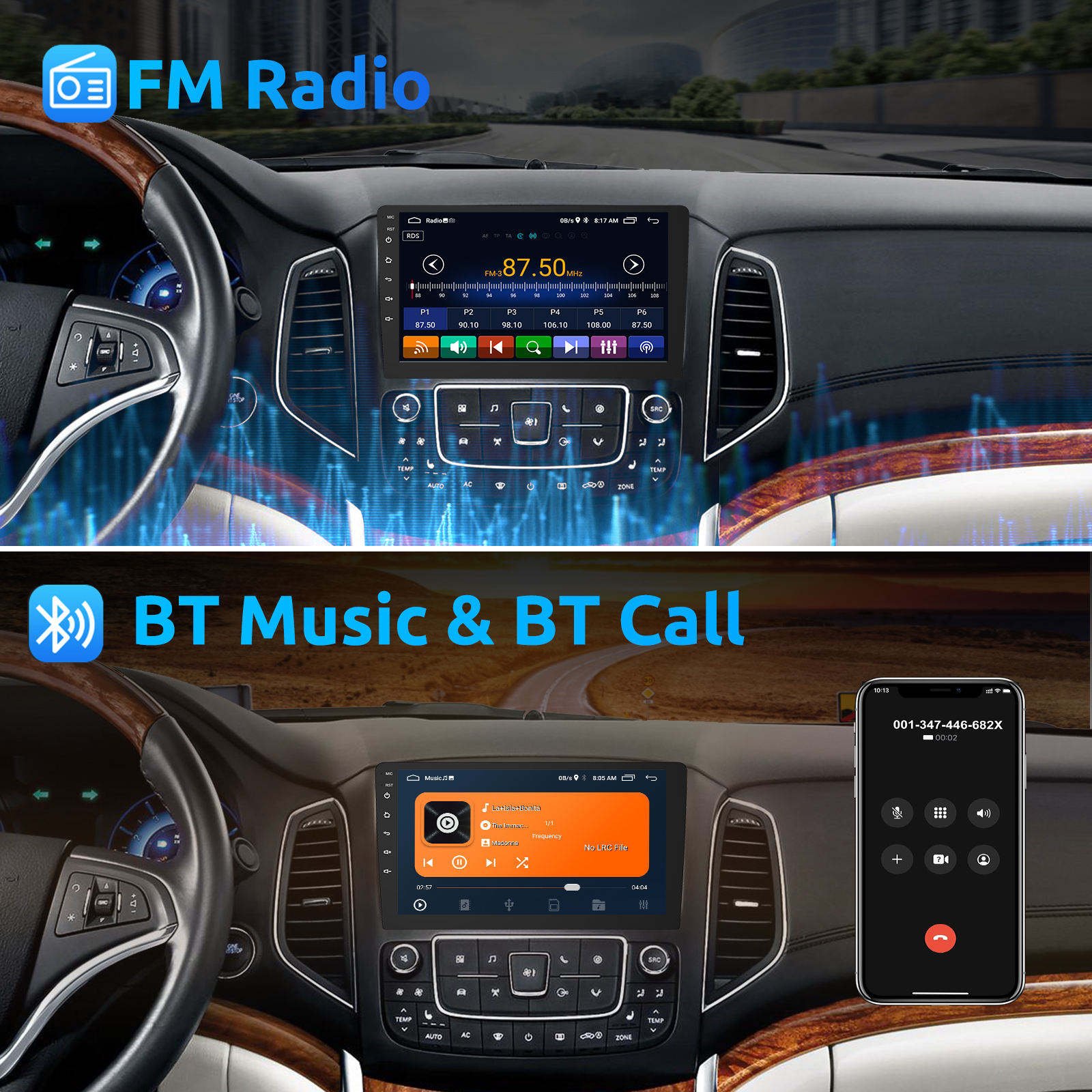 2 Din 10 Inch 9 Inch TS7 Android Touch Screen Radio Car DVD Player Multimedia Player Mirror Link FM GPS WIFI 2+32GB IPS Screen C