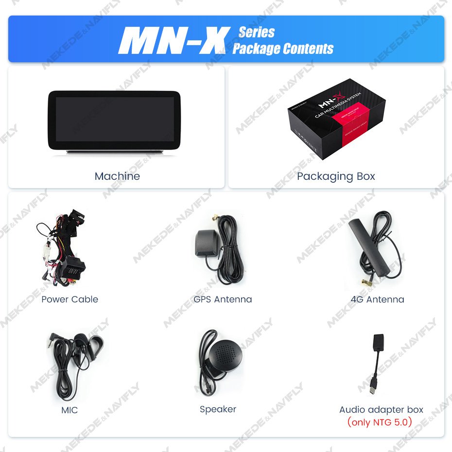 Navifly MNX 12.3inch 10.25 inch 1920*720 Android 13 car audio system for Benz C W205-GLC X253-V class 2014-2018 with Car player