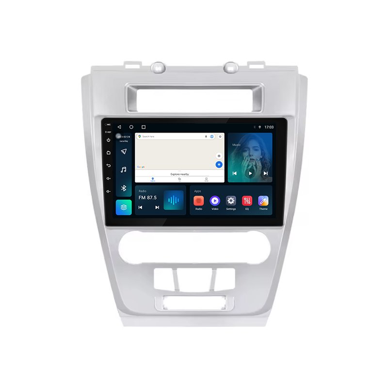 9Inch Universal Android Touch Screen Radio Car DVD Player 2Din Car Stereo GPS Wireless Carplay AA 4G 5G WIFI For Ford Fusion