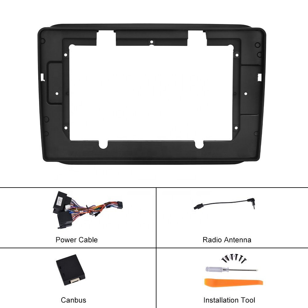 Podofo Dash Kit For Skoda Fabia 2008-2014 Car Radio Stereo Autoradio Frame 10'' Car DVD Player Dashboard Fascia Manufacturer