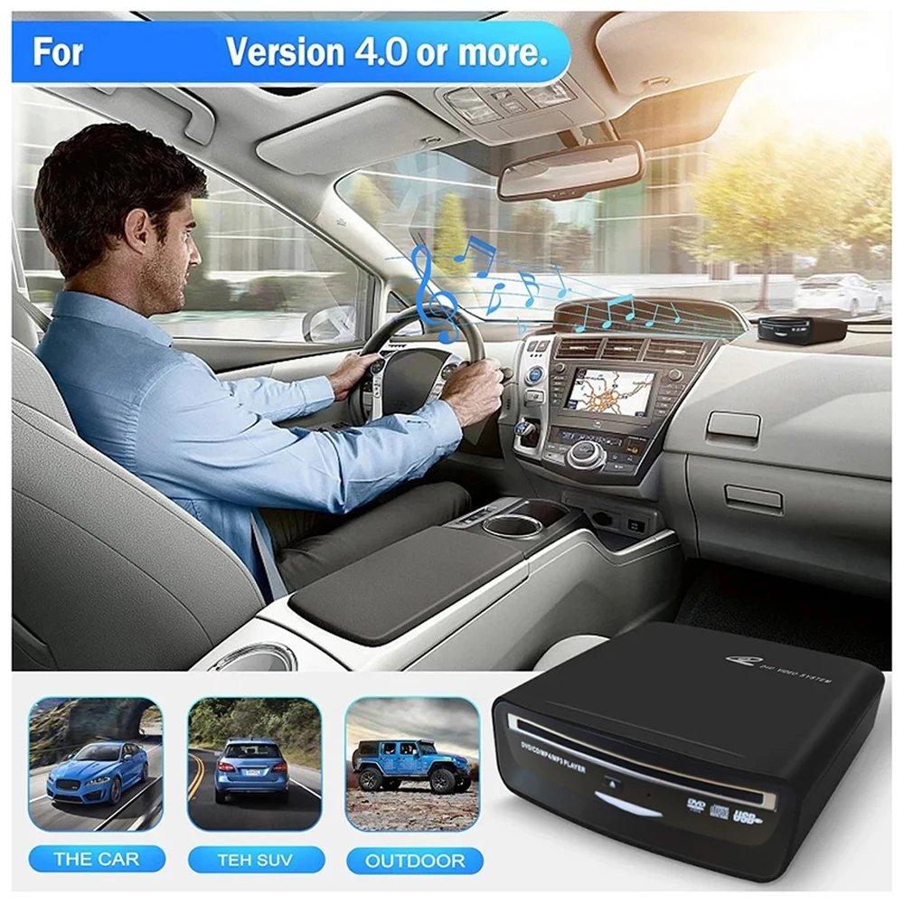 External Car CD Player For Tesla Model 3 2019 2020 2021 Auto Accessories Portable CD Players with USB Connector Cable USBCDPLAY