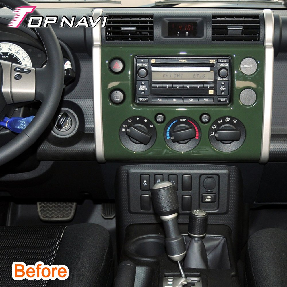 New 360 Carplay 13.3" Inch Android Car DVD Player GPS WIFI Radio For TOYOTA LAND FJ CRSUIER 2007 - 2022 Black Shining color