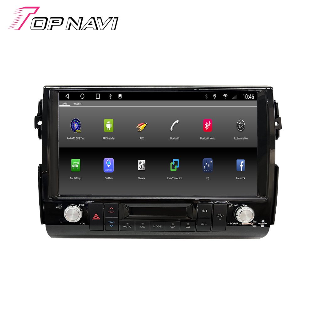 New 360 Carplay 13.3" Inch Android Car DVD Player GPS WIFI Radio For TOYOTA LAND FJ CRSUIER 2007 - 2022 Black Shining color
