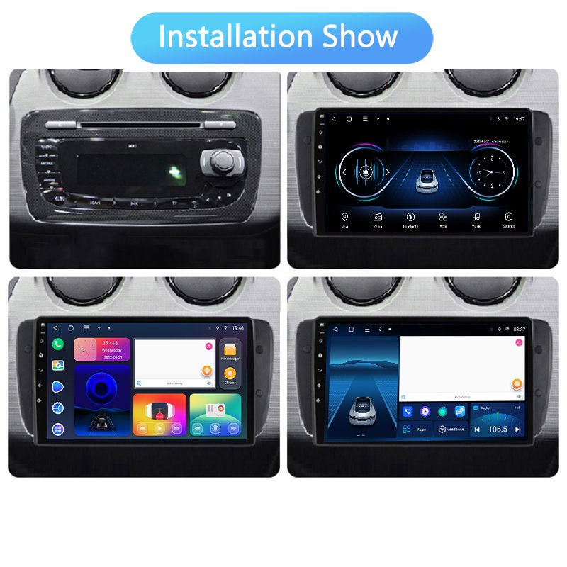 9 Inch Android Car dvd player For Seat Ibiza 2009 2010 2011 2012 2013 Multimedia Video support carplay Navigation GPS