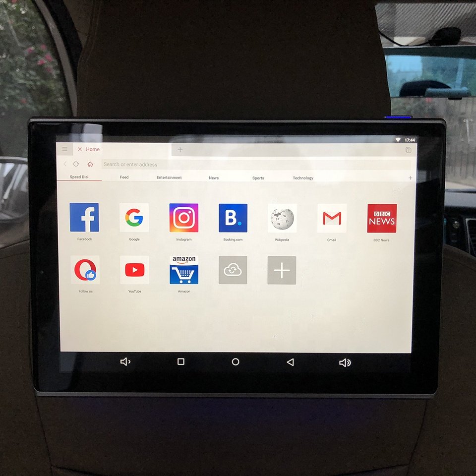 Android 12 Headrest Car Monitor TV DVD For Porsche Cayenne 911 Macan 997 Panamera 996 Rear Multimedia Screens WIFI Netflix