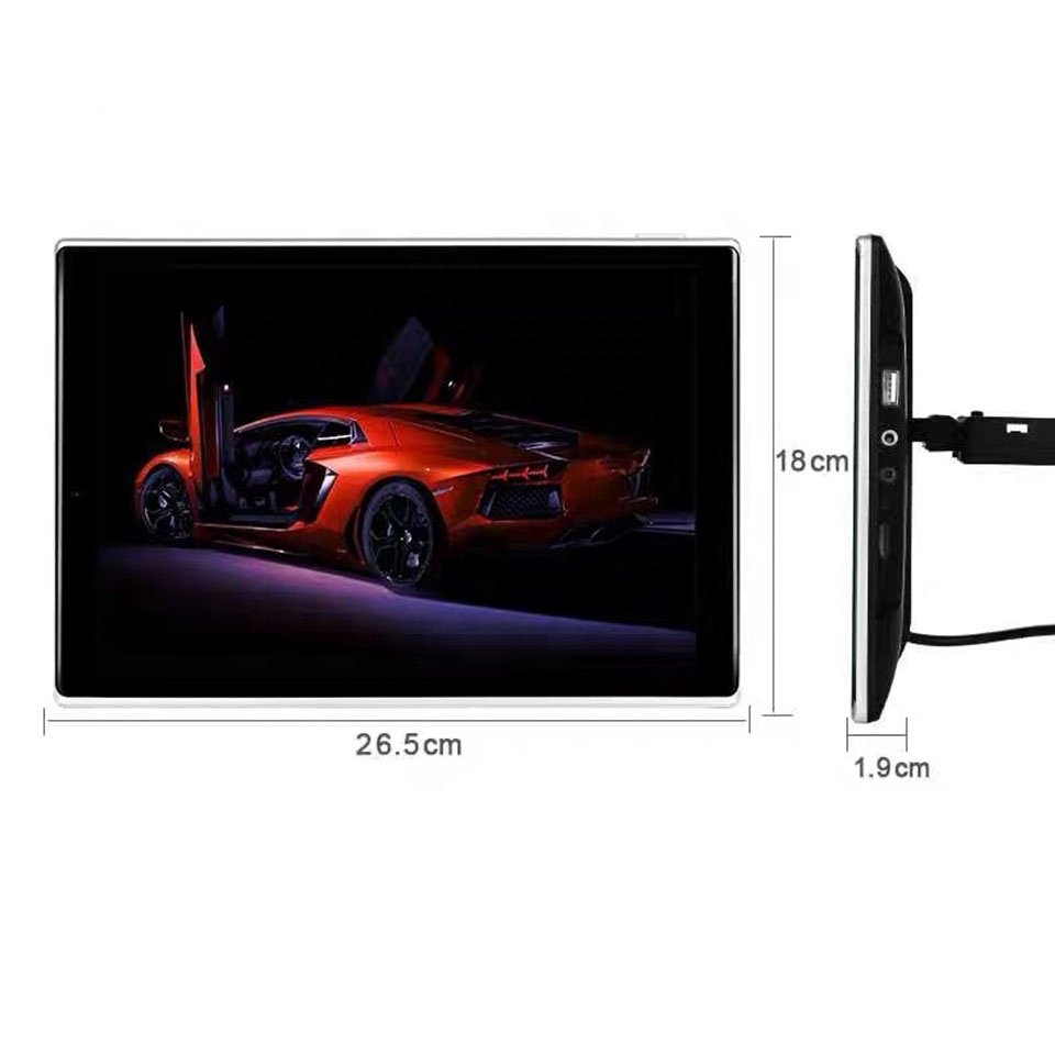 Android 12 Headrest Car Monitor TV DVD For Porsche Cayenne 911 Macan 997 Panamera 996 Rear Multimedia Screens WIFI Netflix