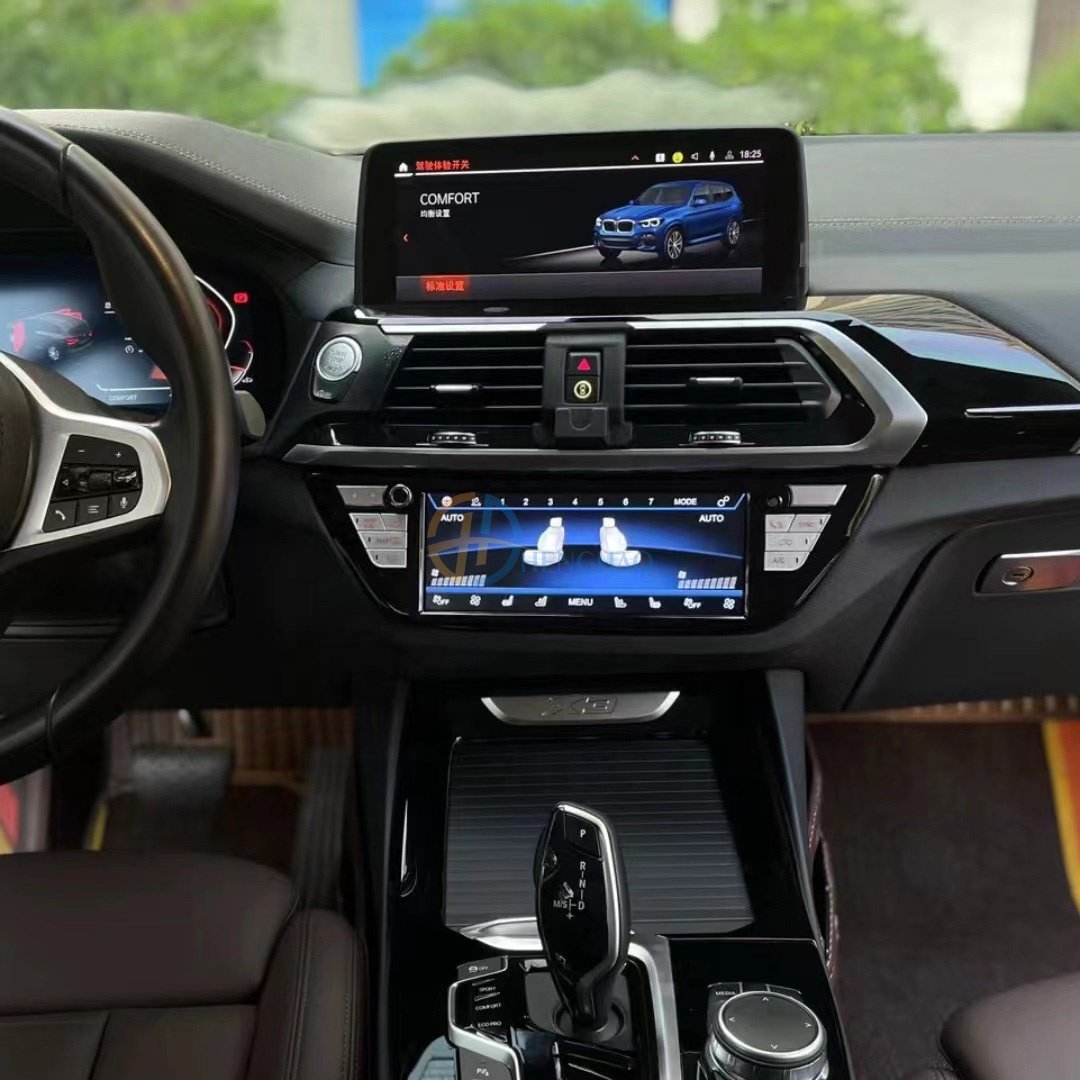 Car DVD Player AC Air Condition Control LCD Screen Panel For BMW X3 G01 X4 G02 2018-2021 Air Conditioner Control AC Touch Screen